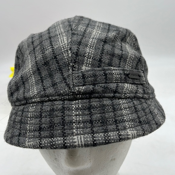 pistil Accessories - Pistil Black white gray plaid News boy hat HT3429